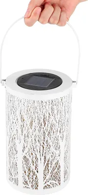 Productafbeelding van Zonne-energie hanglamp met LED-verlichting, decoratieve lamp voor buiten, tuin, terras, oprit of pad