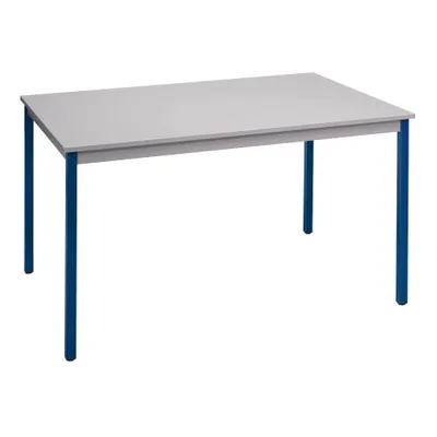 Produktbild von SODEMATUB Mehrzwecktisch lichtgrau, blau rechteckig, Vierkantrohr blau, 180,0 x 80,0 x 74,0 cm