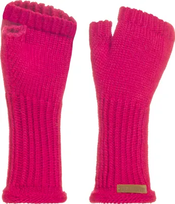 Produktbild von Knit Factory Cleo Handstulpen - Fuchsia - One Size