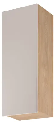 Obrázek produktu pro Vysoká horní kuchyňská skříňka SALERNO - šířka 45 cm, dub / béžová, levé provedení