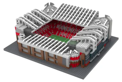 Productafbeelding van FOCO, officieel gelicenseerd product van Manchester United FC, Old Trafford, BRXLZ-stenen, 3D