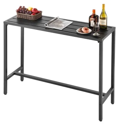 Immagine prodotto di Tavolino da bar, dimensioni 120 x 37,5 cm, con superficie resistente all'acqua