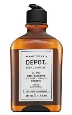 Obrázek produktu pro Depot, 100 Hair Cleansing No. 102, Botanical Complex, šampon na vlasy, proti lupům a mastnotě, 250 ml