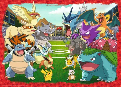 Obrázok produktu pre Ravensburger - Puzzle Pokemon 1000 el. - Oryginalny, relaksujący produkt edukacyjny