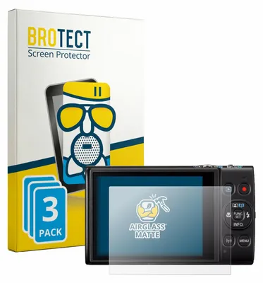 Produktbild von 3x BROTECT Entspiegelungs Schutzglas für Canon IXUS 285 HS A Schutzfolie Panzer Folie Glas Display Schutz matt