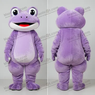 Produktbild von Samtiges MASTICOT Frosch-Maskottchen in Lavendel