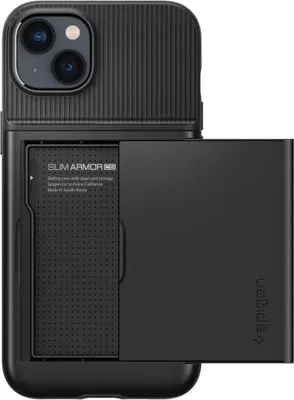 Produktbild von Spigen ACS04911, Cover, Apple, iPhone 14 Plus, 17 cm (6.7"), Schwarz