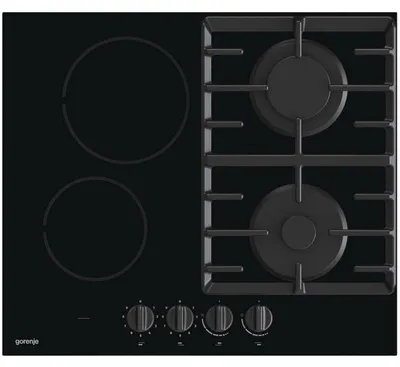 Obrázok produktu pre Gorenje GCE691BSC Black Vstavaný 60 cm kombinovaný sporák so 4 zónami