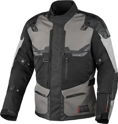 Immagine prodotto di Giacca impermeabile da moto Macna Touros, nero/grigio, XL