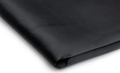 Zdjęcie produktu dla Gruby satynowy materiał z Elasthanem, materiał dekoracyjny, czarny, 50 x 150 cm