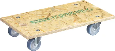Produktbild von WAGNER Transporthilfe OSB MEDIUM 18 mm - 57,5 x 30 x 11 cm, ultrasofte Lenkrollen Ø 75 mm, Tragkraft 250 kg - 20117301