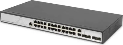Immagine prodotto di DIGITUS Switch 24-Port Gigabit Managed schwarz