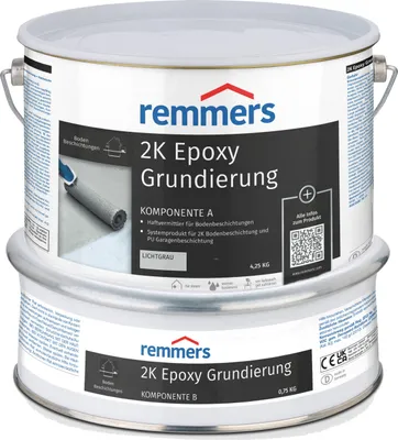 Produktbild von Remmers 2K Epoxy Grundierung lichtgrau 5 kg, Haftgrund