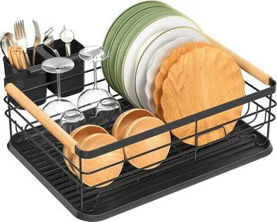 Produktbild von Famanu Abtropfgestell Küchenwaschbeckenorganizer - Schwarz