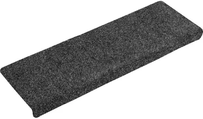 Immagine prodotto di Tappetini per scale autoadesivi 30 pz 65x21x4 cm Grigio Scuro bordo rettangolare