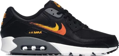 Produktbild von Nike Air Max 90 - Spray Paint Swoosh - Herren Schuhe Schwarz FJ4229-001 , Größe: EU 43 US 9.5