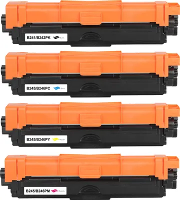 Produktbild von 4 Toner Tonerpatronen Tonerkartusche Druckerpatronen kompatibel zu Brother TN-242BK TN-246C TN-246M TN-246Y DCP-9017CDW DCP-9022CDW MFC-9142CDN MFC-9332CDW MFC-9342CDW HL-3142CW HL-3152CDW HL-3172CDW