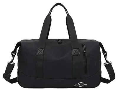 Sporttasche, wasserdicht, 35 L, mit Schuh- und Nassfach, Schwarz