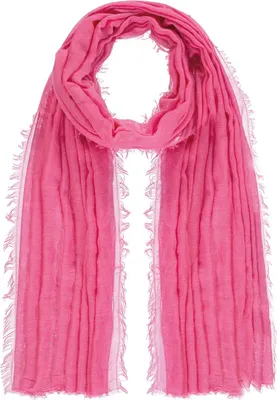 Immagine prodotto di Sciarpa da donna con frange in rosa chiaro Passigatti