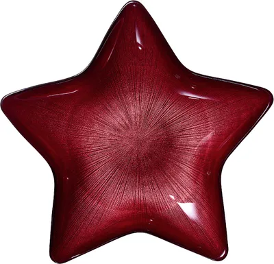Zdjęcie produktu dla Wysokość: 29 cm. Gwiazda, czerwona, ornament
