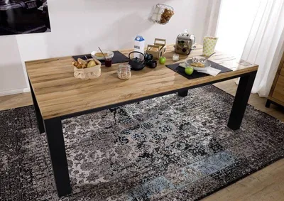 Produktbild von MASSIVMOEBEL24 Esstisch Wildeiche 260x100x76 natur geölt VILLANDERS #122