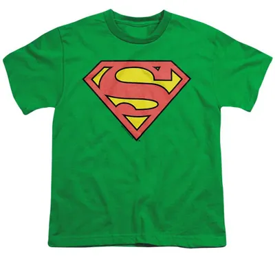 Produktbild von Superman - T-Shirt für Kinder TV36091 (152-158) (Leuchtendes Gelbgrün)