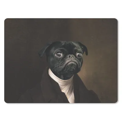 Produktbild von MuchoWow® Mauspad Mousepad Malerei - Hund - Alte Meister 40x30 cm - Mousepads - Maus Mat - Pad - Mausunterlage - Anti Rutsch