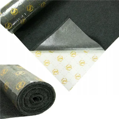 Produktbild von QLS Autoteppich Selbstklebend zur Auskleidung 100x100 cm Anthrazit Meterware 11081