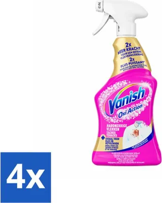 Produktbild von Vanish Fleckenentferner-Spray – Hartnäckige Flecken – 500 ml - Vorteilspack - 4 Stücke