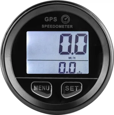 Obrázek produktu pro 2,36 palce DC10-24V GPS tachometr - počítadlo kilometrů LCD - digitální měřicí zařízení pro ATV UTV Motocykl Marine Boat