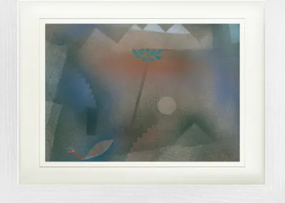 Produktbild von Paul Klee Gerahmtes Bild Mit Edlem Passepartout | Wand-Bilder | Im Bilderrahmen - Abwandernder Vogel, 1926 (30 x 40 cm)