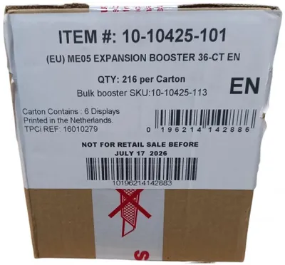Produktbild von Pokemon Pitch Black Booster Box