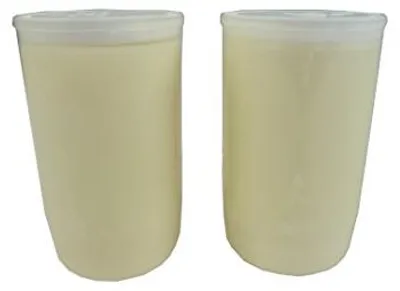 Produktbild von 4 Stück WEIßES Compo Öllicht 3 Tage Brenner Grablicht Grabkerze Tagebrenner
