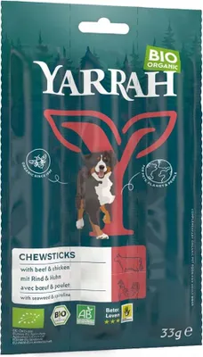 Image de Dog Food Chew Sticks Bâtonnets à mâcher - Bœuf 33g