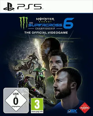 Produktbild von GAME Monster Energy Supercross 6, PS5, PlayStation 5, E (Jeder)