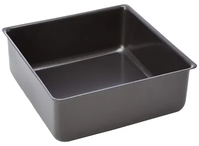 Produktbild von Backform Kuchenform Quicheform - Mit Hebeboden - Kohlenstoffstahl - Quadratisch - 20 cm