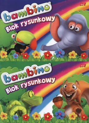 Zdjęcie produktu dla Blok rysunkowy A4 Bambino 20 kartek 10 sztuk mix