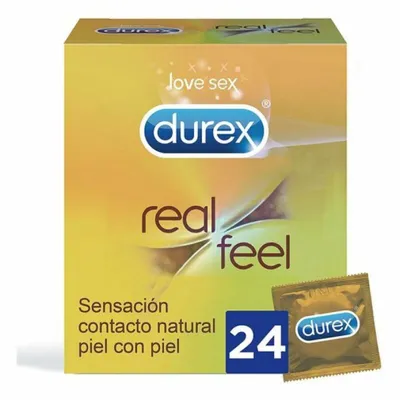 Zdjęcie produktu dla Prezerwatywy Real Feel Durex 24 sztuki