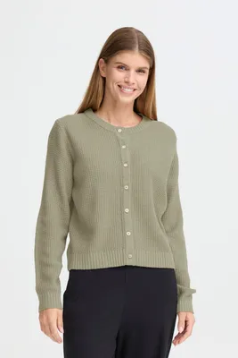 Produktbild von OXMO OXBMMOMA CARDIGAN Damen Strickjacke Grobstrick Cardigan regular fit