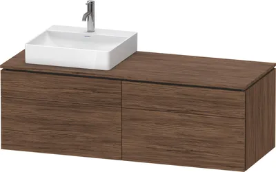 Produktbild von DURAVIT LC4870L21210000 Konsolen-WTU wandh L-Cube 550x1400x48