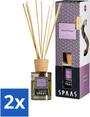 Produktbild von Spaas – Duftstäbchen – Secret Fantasy – Eukalyptus und Apfel – 80 ml - Vorteilspack - 2 Stücke