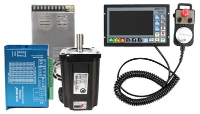 Obrázek produktu pro Sada krokového motoru s uzavřenou smyčkou, vysoký točivý moment, kompatibilita s CNC, sada pro 1 osu s DDCS4.1-a, 4,5 N·m