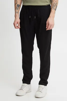 Image de Pantalon pour homme Solid SDTaiz PA en lin mélangé, coupe classique