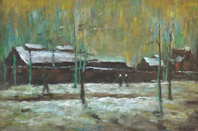 Produktbild von Vincent Van Gogh Kunstdruck Bild - Der Alte Bahnhof In Eindhoven, 1885 (120 x 180 cm)