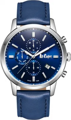 Image de Montre pour homme LEE COOPER LC08085.399 en bleu marine, mode.