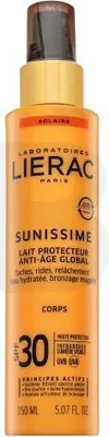Produktbild von Lierac SUNISSIME, Sonnenmilch, Gesicht & Körper, Flasche, Anti-Aging, Anti-Mitesser, Anti-Falten, Energiespendend, Feuchtigkeitsspendend, Aufpolsterung,..., Jeder Hauttyp, 150 ml