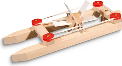 Produktbild von Katamaran Holz Gummimotor Bausatz Kinder