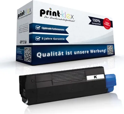 Produktbild von Kompatible Tonerkartusche für OKI C 5400 DTN C 5400 N C 5400 TN C 5450 DN C 5450 N C 5510 MFP C 5510 n MFP C 5540 MFP 42804516 Black Schwarz - Office Line Serie