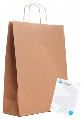 Produktbild von Torby Pro Kraftpapier Taschen Braun 24x10x32 cm 10 Stück