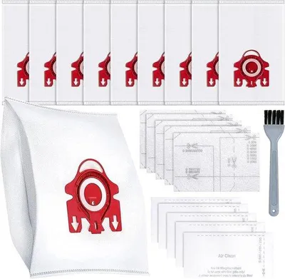 Immagine prodotto di Set da 10 sacchetti per aspirapolvere Miele FJM Compact C1/C2 - Sacchetti per aspirapolvere - Sacchetti per peli di animali domestici